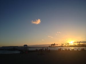 Last sunset in Waikiki