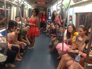 Os teens no metrô de NY!
