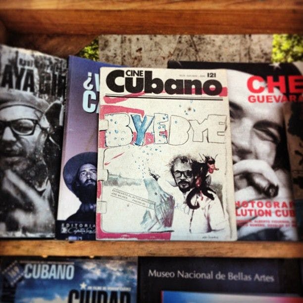 Olha quem eu encontrei na feira em Havana... #zéwilker Foto: Nanda Costa / Instagram