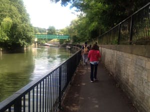 Having a Long Walk Around the River