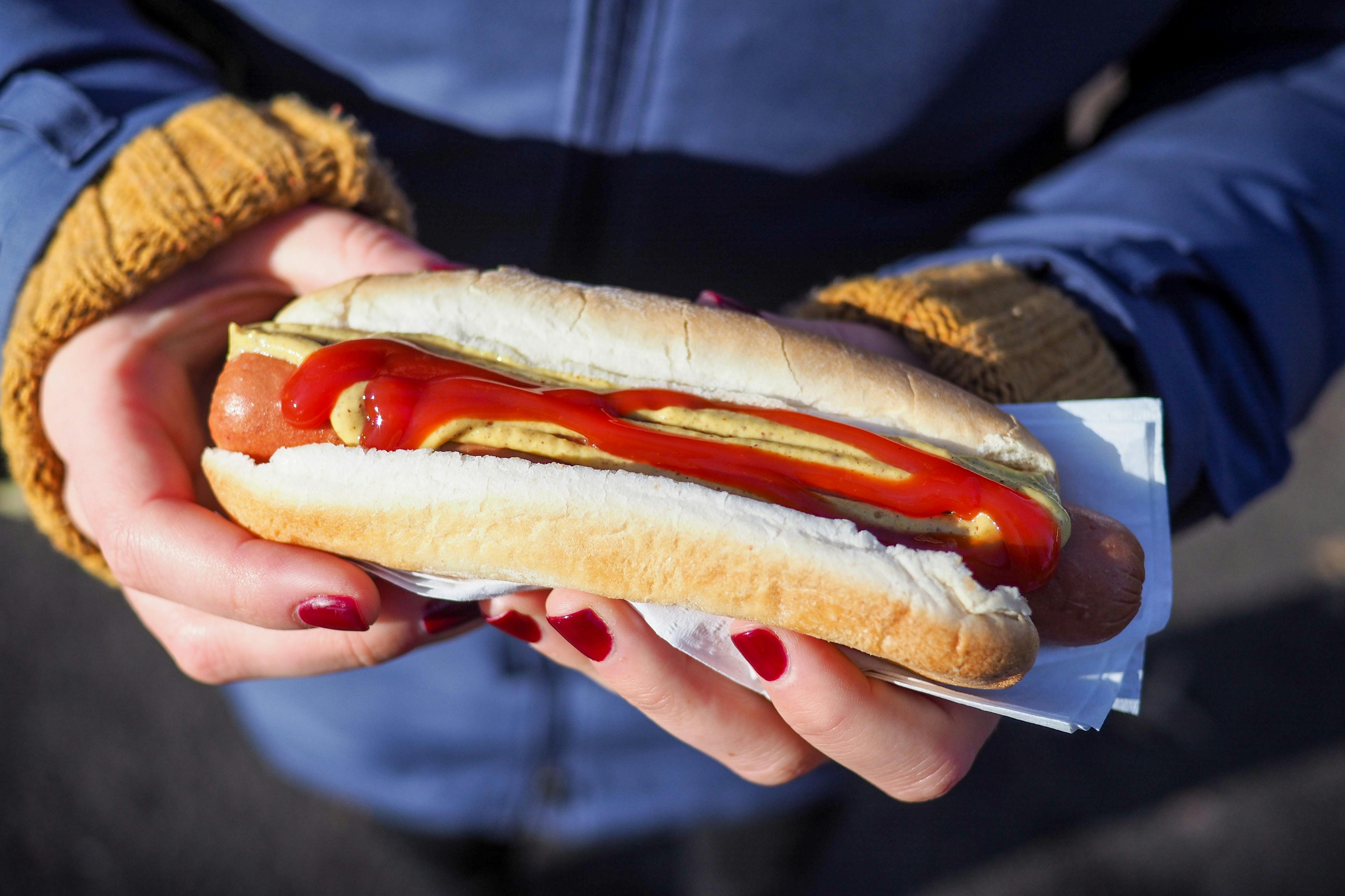 Hot dog de New York.