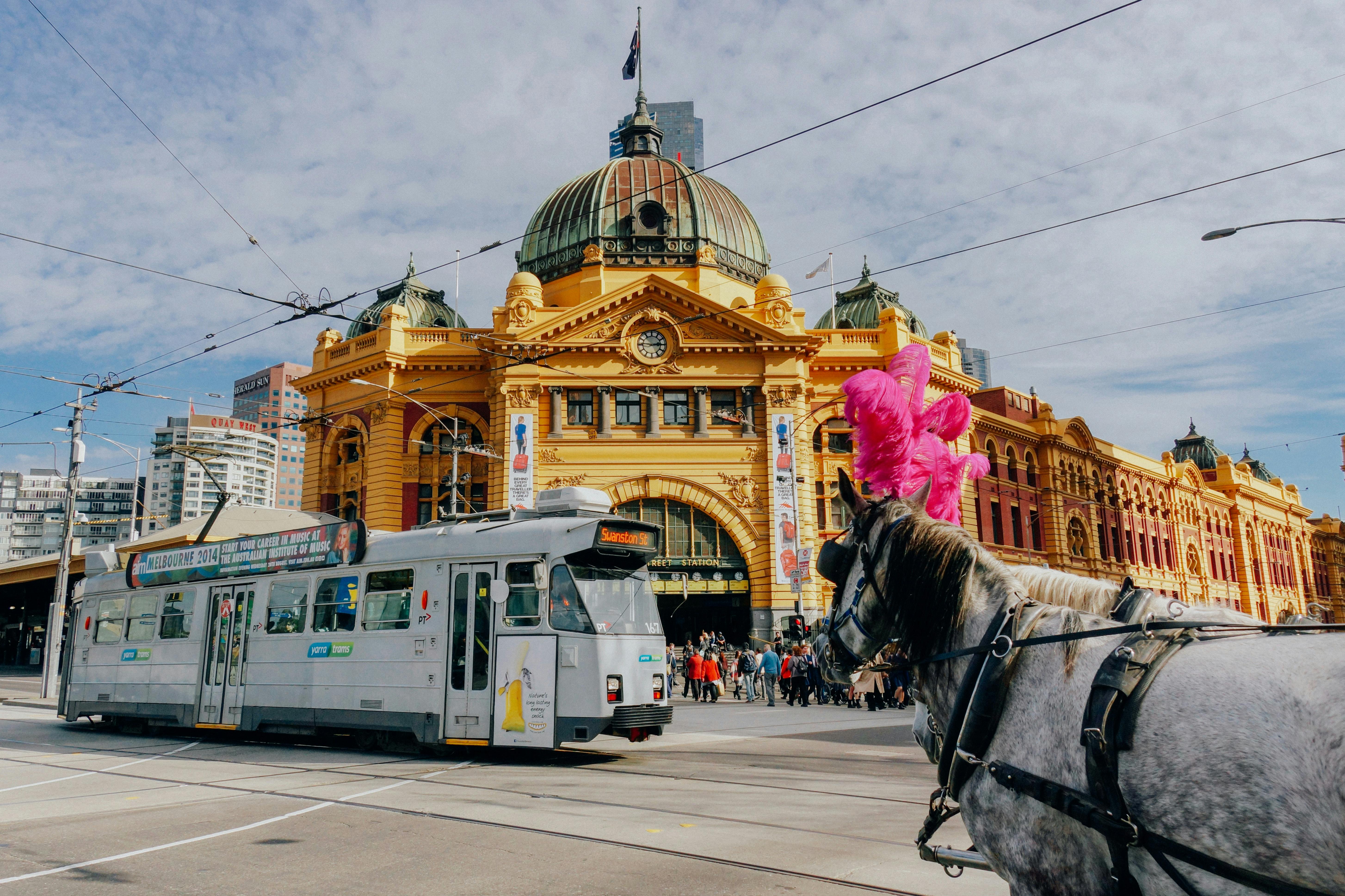 Monumento na cidade de Melbourne, uma das melhores cidades para se viver.