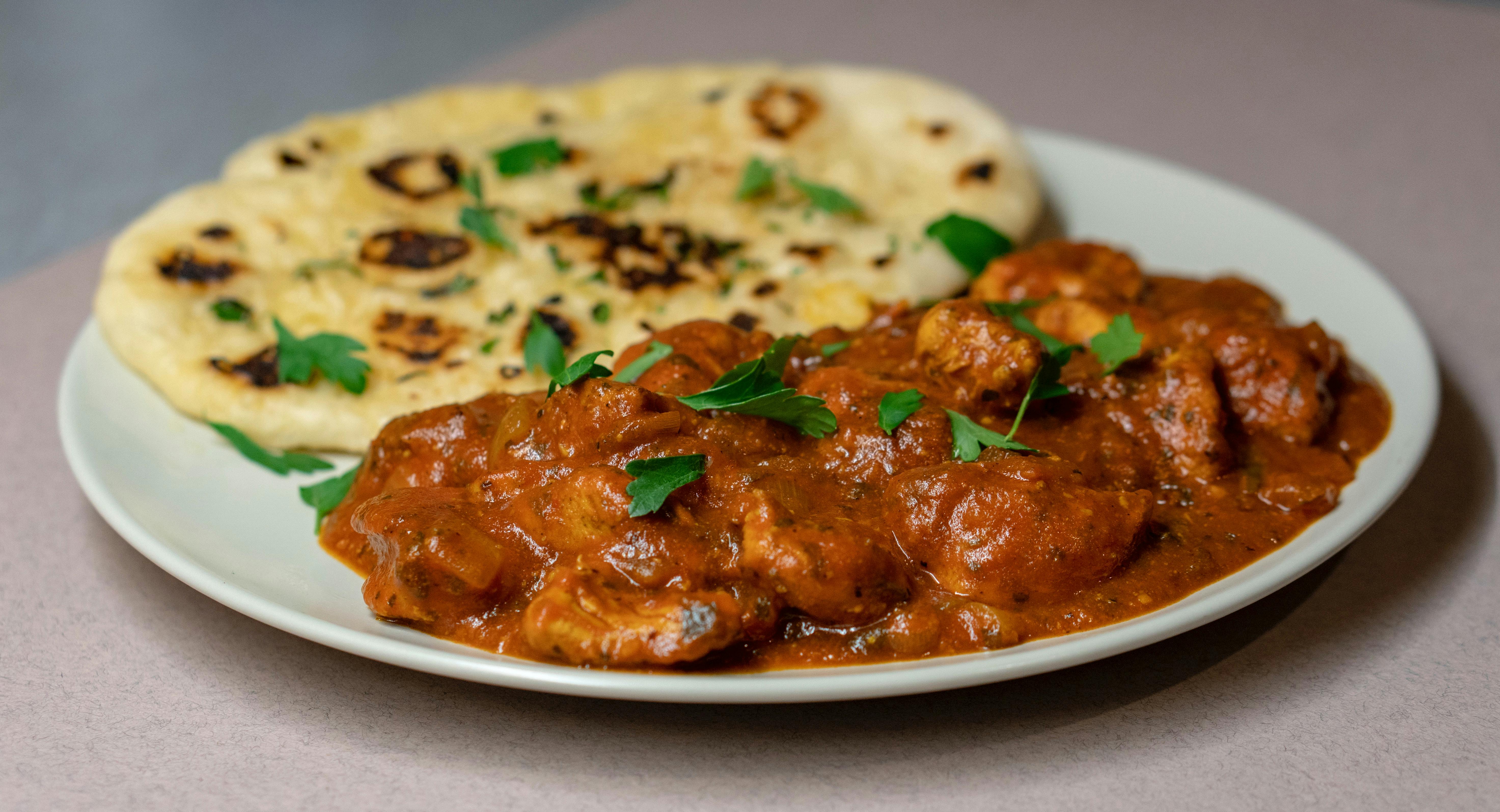 Chicken tikka masala, uma refeição inglesa.